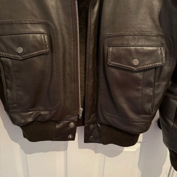 Vintage Men’s Esprit by Campus Faux Leather Jacket Size 38 (XS-S) - Picture 3 of 11